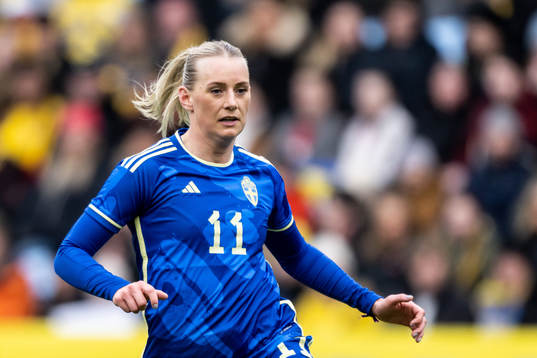 Stina Blackstenius of Sweden