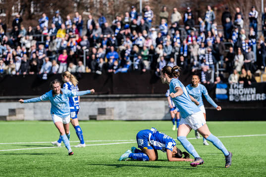 Malmö FFs Anna Plantin jublar