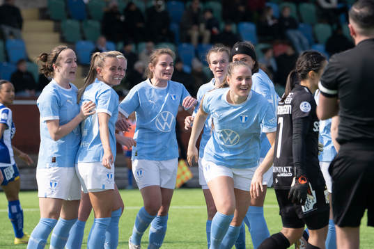 Malmö FFs spelare jublar