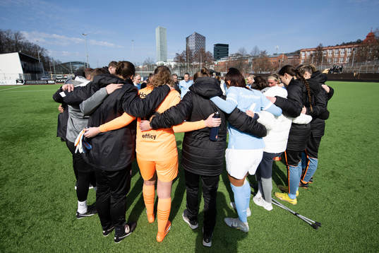 Malmö FFs spelare samlas