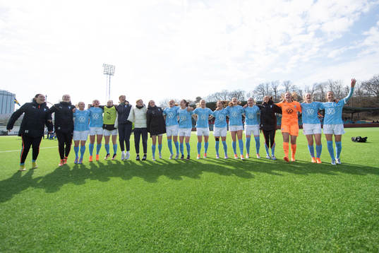 Malmö FFs spelare jublar