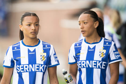IFK Göteborgs Alicia Hall Hellström och Ashley Hall