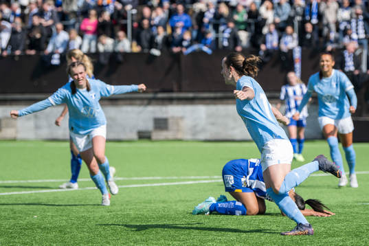 Malmö FFs Anna Plantin jublar