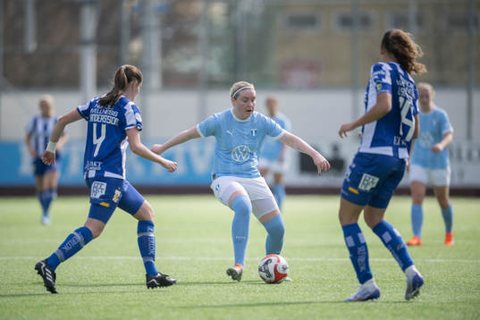IFK Göteborgs Nathalie Andersson och Malmö FFs Rebecka