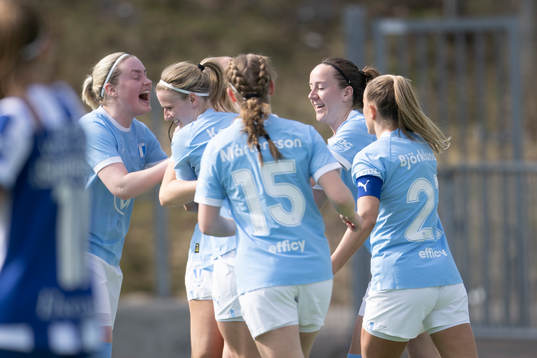 Malmö FFs spelare jublar