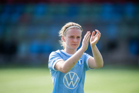 Malmö FFs Amanda Kander jublar