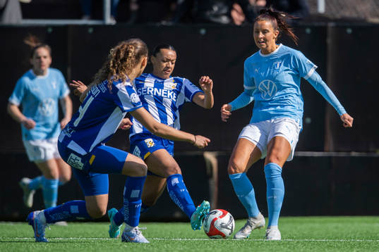 IFK Göteborgs Malva Larsson och Ashley Hall Hellström och