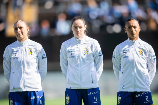 IFK Göteborgs Filippa Hopkins , Nathalie Andersson och