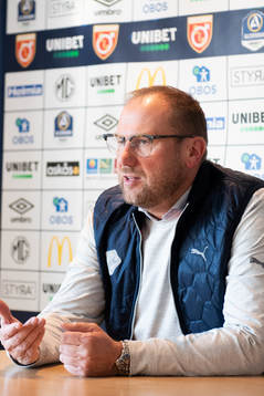 Halmstads tränare Magnus Haglund