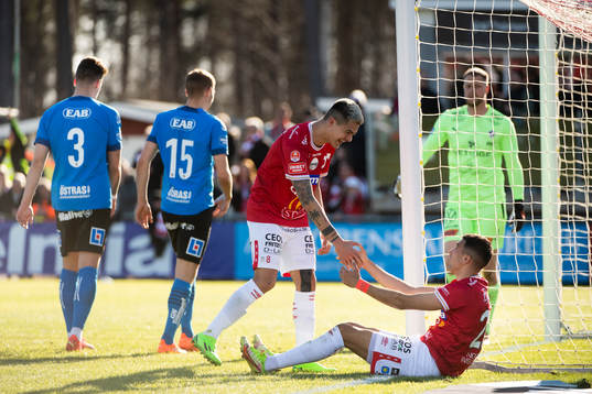 Degerfors Diego De Jesus Campos Ballestero och Elyas