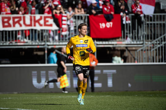 Degerfors målvakt Sondre Lovseth Rossbach