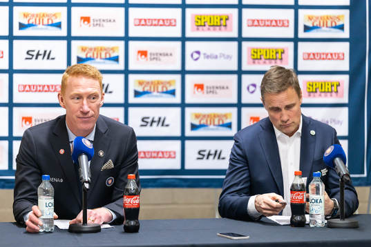 Växjös tränare Jörgen Jönsson och Frölundas tränare