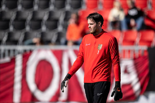 Brommapojkarnas målvakt Oscar Linnér