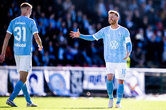 Malmö FFs Anders Christiansen deppar