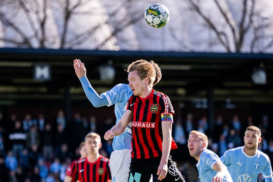 Malmö FFs Lasse Nielsen och Brommapojkarnas Gustav