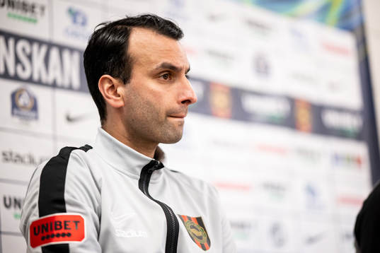Brommapojkarnas tränare Andreas Engelmark