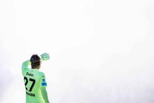 Malmö FFs målvakt Johan Dahlin