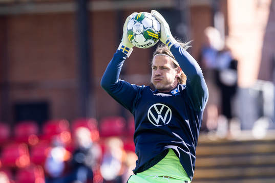 Malmö FFs målvakt Johan Dahlin