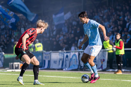 Malmö FFs Stefano Vecchia och Brommapojkarnas Alexander