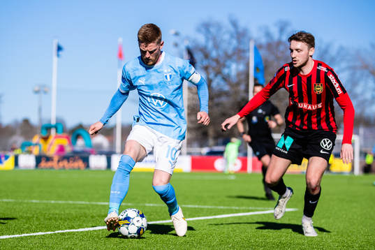 Malmö FFs Anders Christiansen och Brommapojkarnas