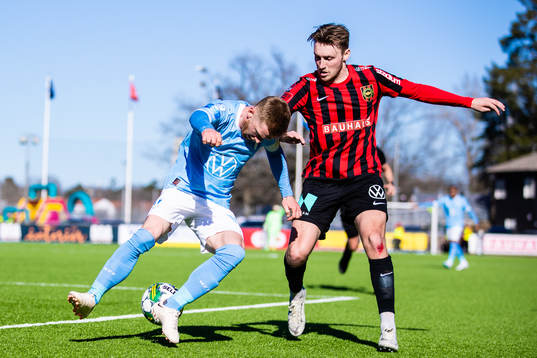 Malmö FFs Anders Christiansen och Brommapojkarnas