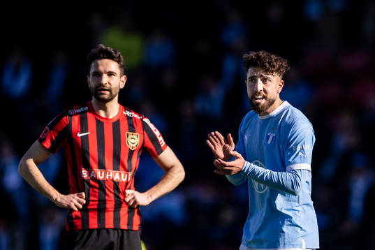 Malmö FFs Moustafa Zeidan och Brommapojkarnas Marijan Cosic