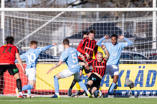 Malmö FFs Anders Christiansen, Søren Rieks och Isaac