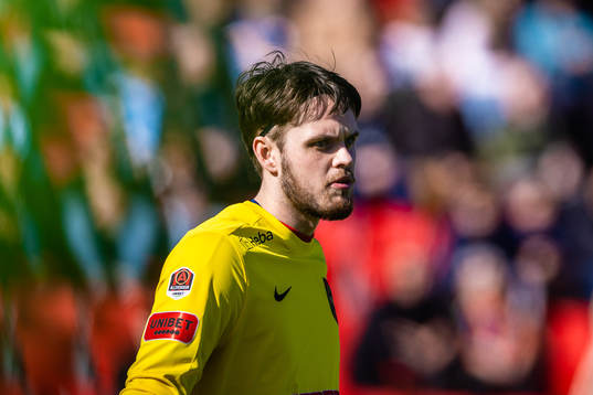 Brommapojkarnas målvakt Oscar Linnér