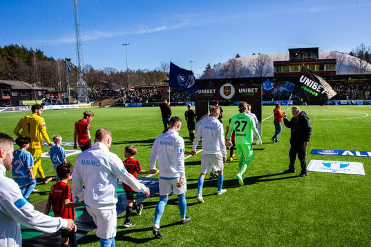 Brommapojkarnas och Malmö FFs spelare