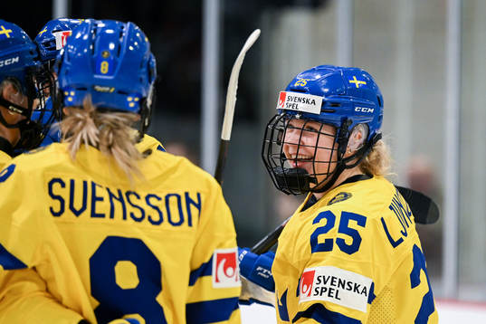 Lina Ljungblom of Sweden celebrates