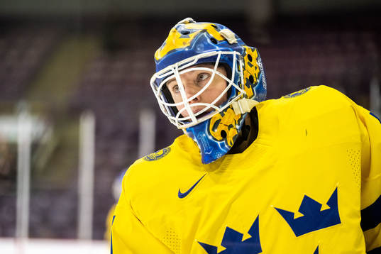 Goaltender Sara Grahn of Sweden