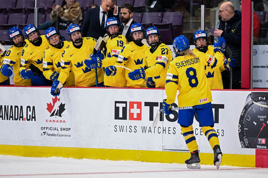 Hilda Svensson of Sweden celebrates