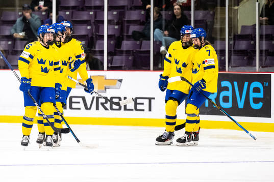 Lina Ljungblom of Sweden celebrates