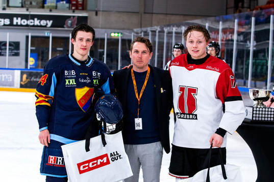 Djurgårdens Arvid Bergström, Christian Vallin