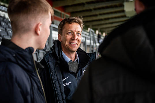Landskronas sportchef Erik Edman