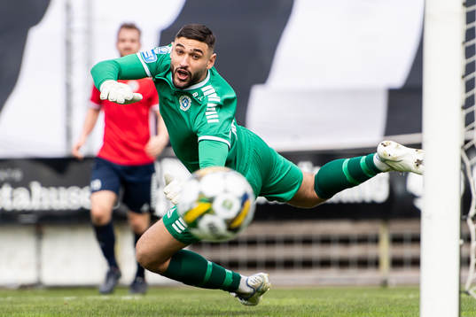 Utsiktens målvakt Elias Hadaya