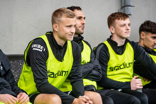 Landskronas Johan Rapp på bänken