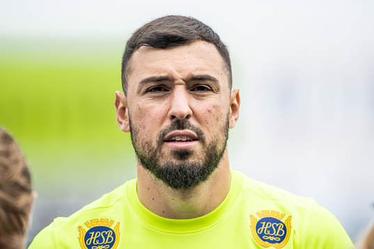 Landskronas målvakt Amr Kaddoura
