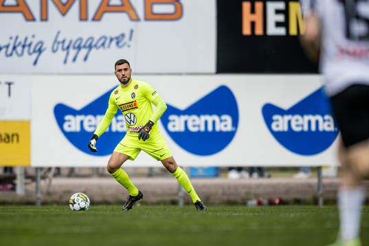 Landskronas målvakt Amr Kaddoura