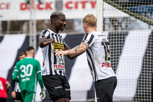 Landskronas Ousmane Diawara och Melker Widell