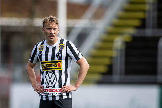 Landskronas Edvin Dahlqvist deppar