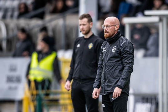 Landskronas assisterande tränare Max Mölder