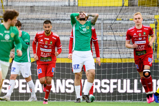 Jönköpings Södras Marwan Baze deppar