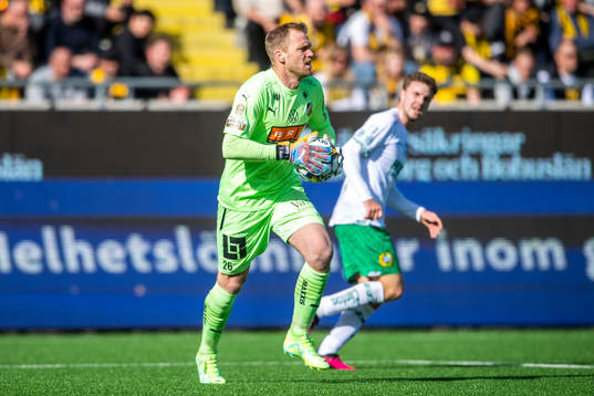 Häckens målvakt Peter Abrahamsson