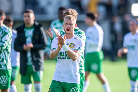 Hammarbys Simon Strand deppar