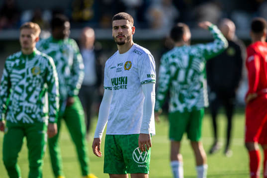 Hammarbys Viktor Djukanovic deppar