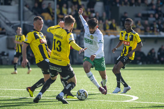 Häckens Even Hovland, Simon Sandberg och Hammarbys