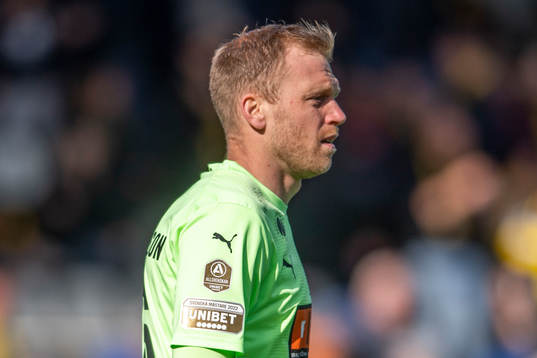 Häckens målvakt Peter Abrahamsson