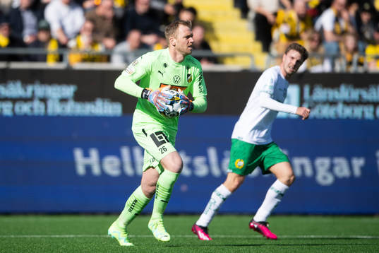 Häckens målvakt Peter Abrahamsson