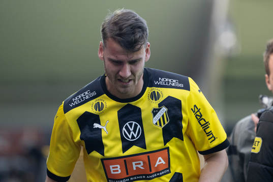 Häckens Johan Hammar har ont